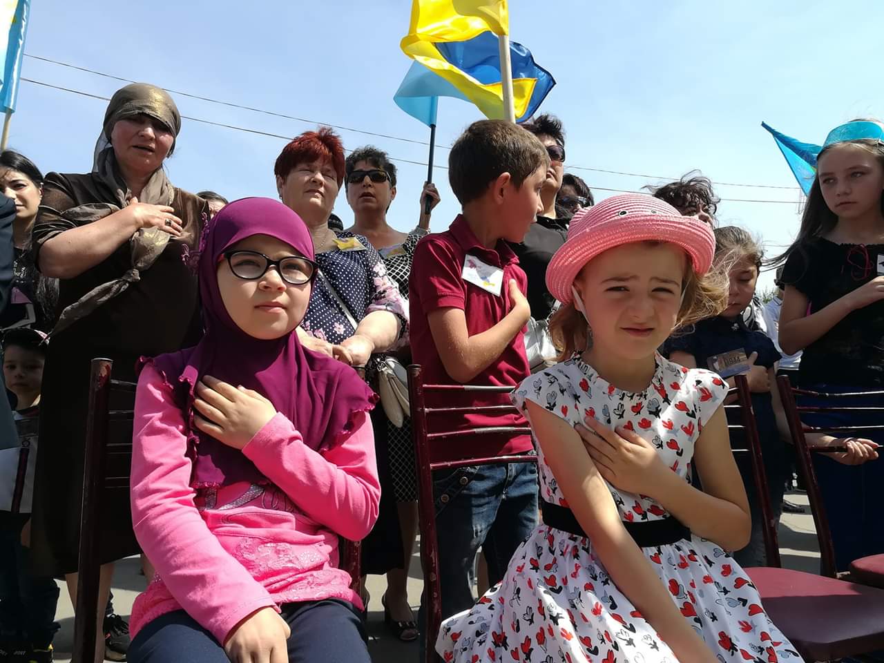 В Новоалексеевке провели траурный митинг