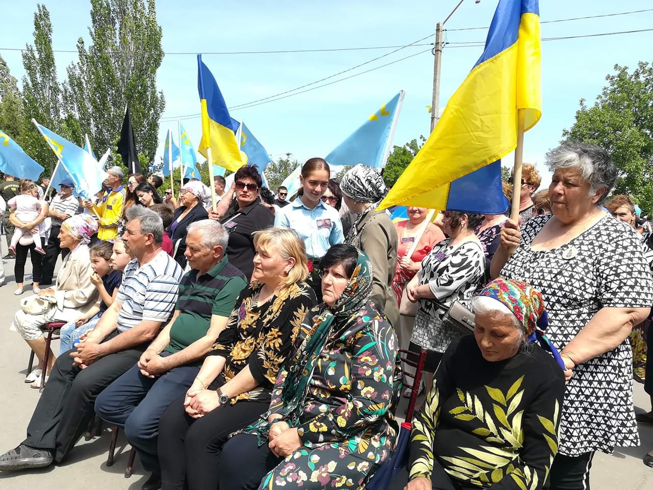 В Новоалексеевке провели траурный митинг